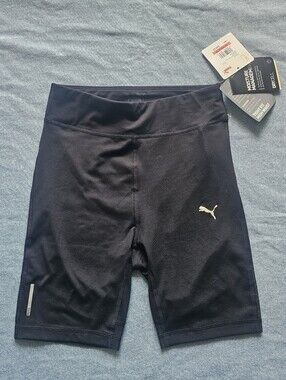 Puma DryCELL Train Favorite 7" Biker Shorts NWT Black Womens XS